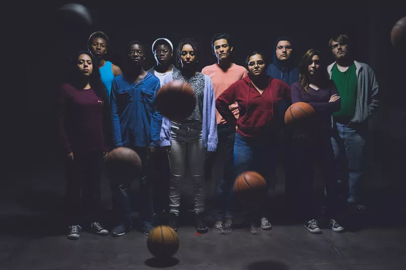 Image: Stand-Up Tragedy's cast of teen actors