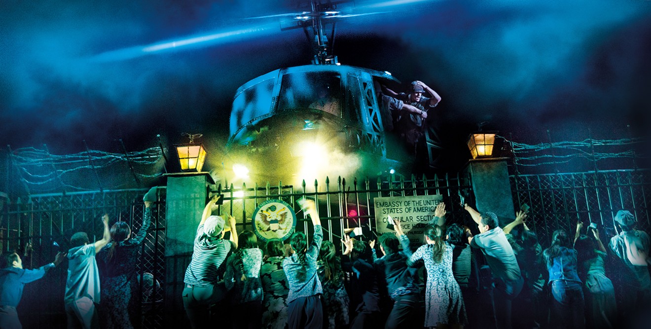 Does this image seem familiar? Miss Saigon, conceived as a love story set among the Vietnam War, speaks to today's political climate.