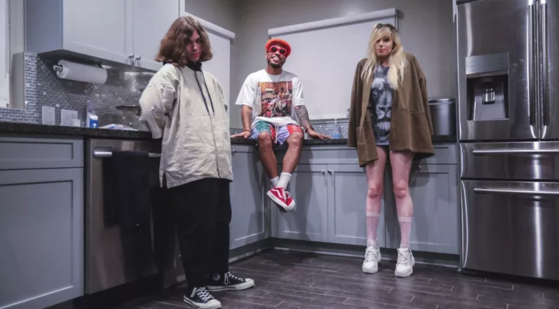 Image: Anderson .Paak seems the most excited at this collaboration, and who wouldn't be? JD Beck and DOMi are prodigious music professionals.
