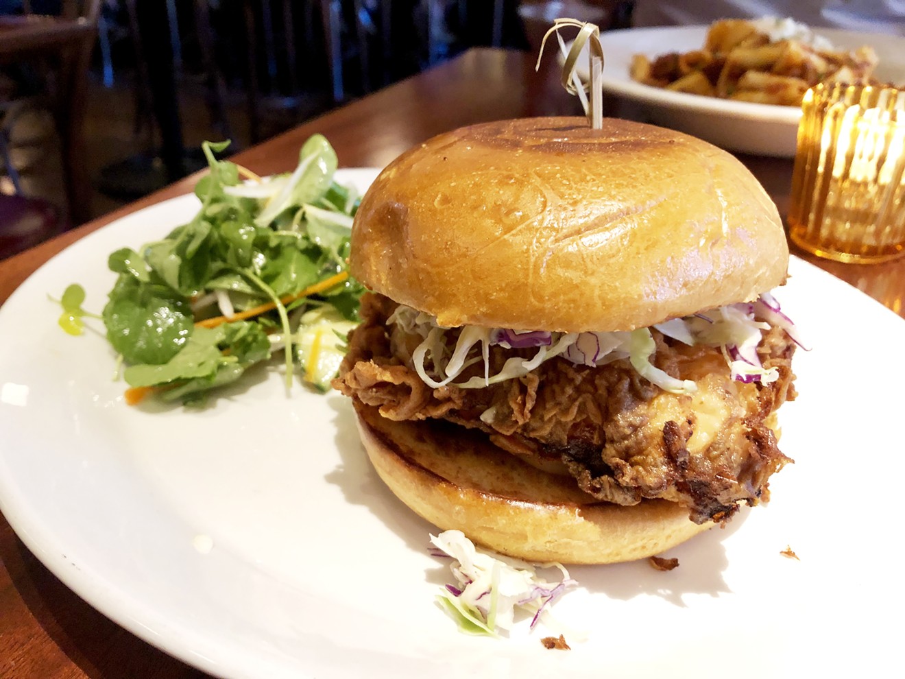 Alamo Club's chicken sandwich is everything all the other chicken sandwiches want to be (even that chain one).