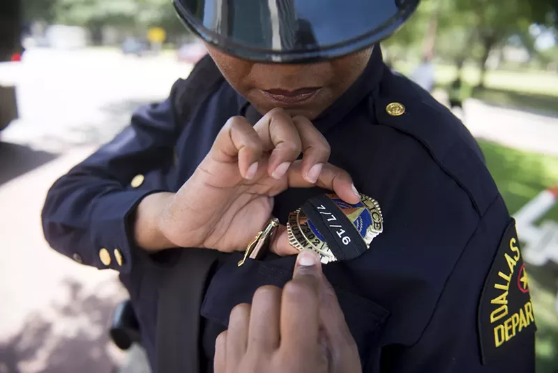 Image: Even with fewer officers than needed, violent crime is down in Dallas.