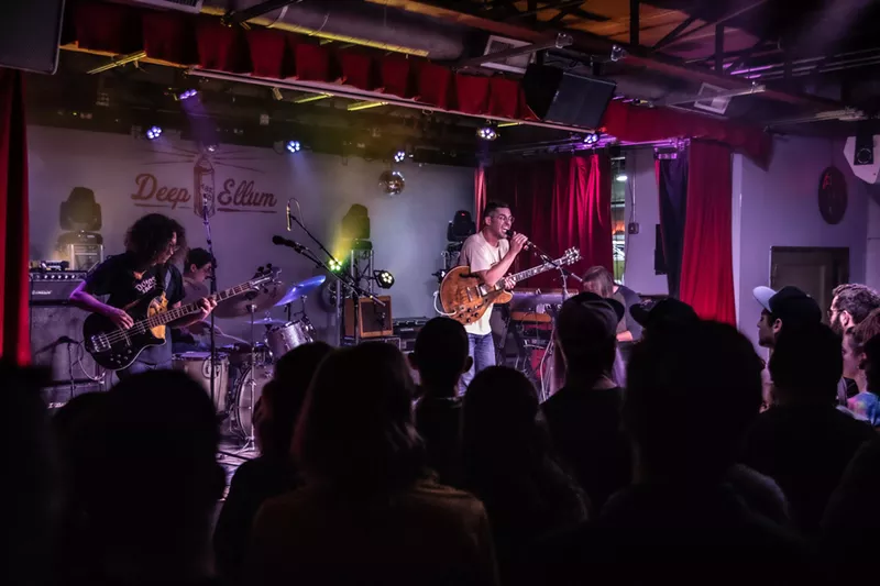 Image: White Denim perform to a packed house in 2019 at the Deep Ellum Art Co.