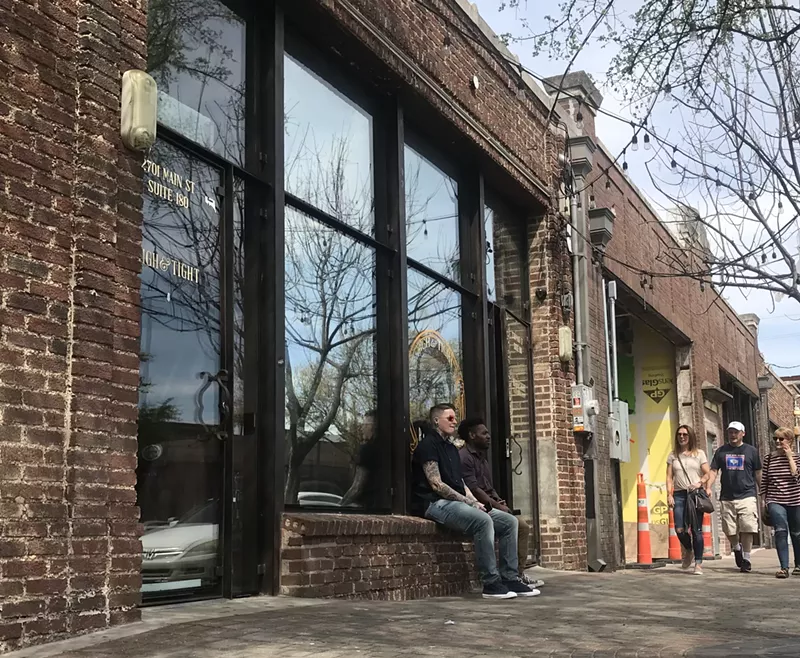 Image: High and Tight Barber Shop on Friday afternoon