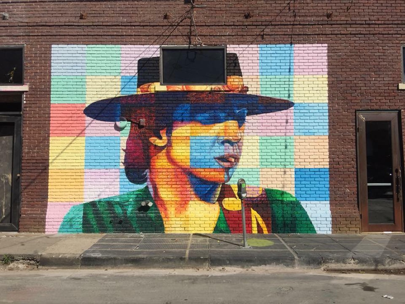"Stevie Ray Ellum" is at Crowdus and Main streets in Deep Ellum.