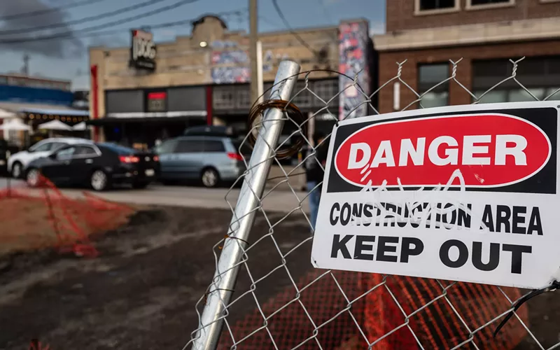 Image: Construction on Commerce Street is a nightmare for local businesses.