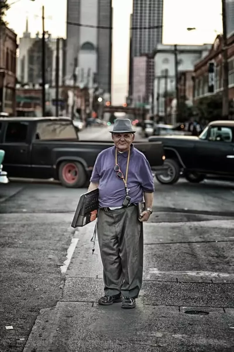 Image: Man posing for a picture