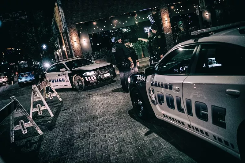 Image: DPD has closed off several streets in Deep Ellum in order to deter crime.