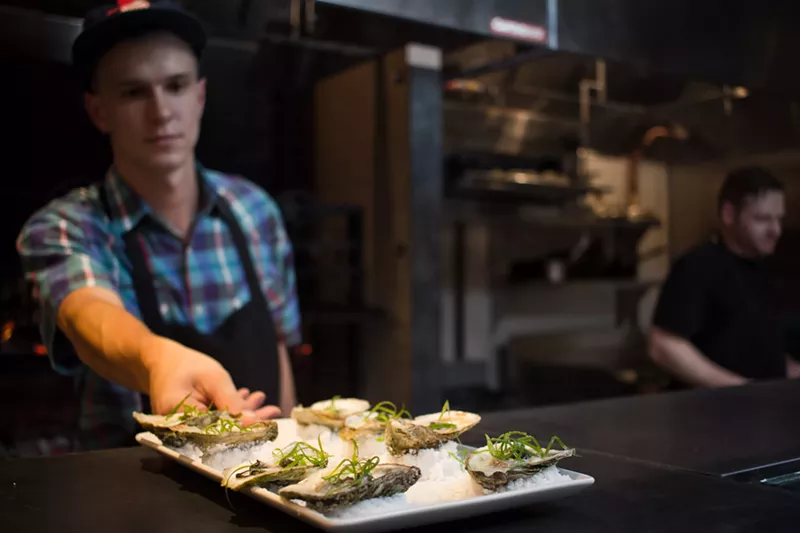 Image: From oysters on the half shell to juicy burgers, the new Harlowe MXM is serving up a lot in Deep Ellum.