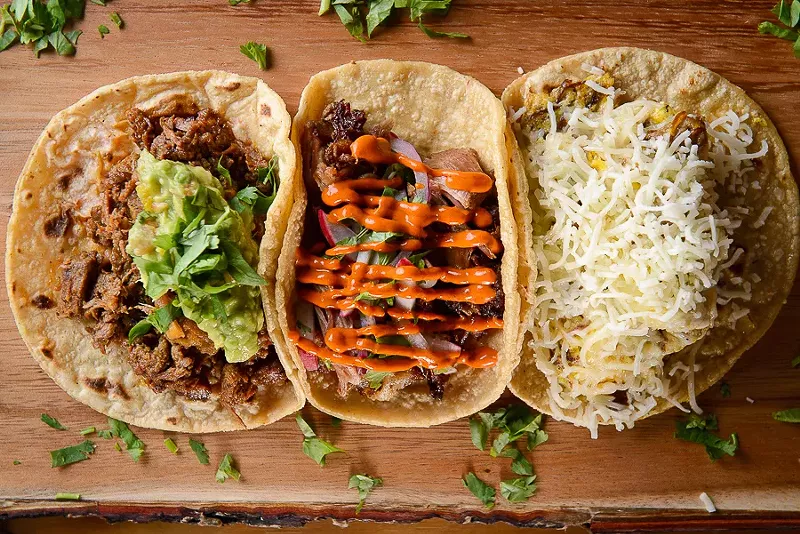 Image: El Santo, Sanchez and Maximo tacos