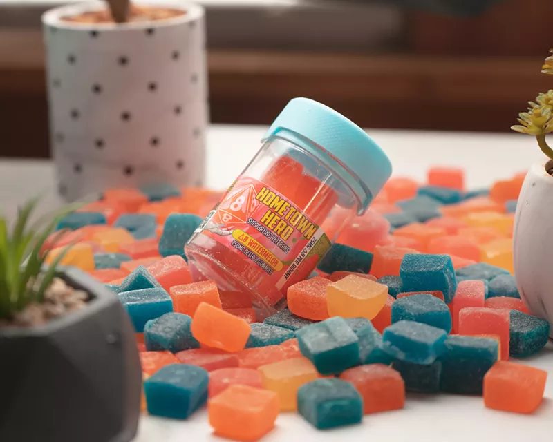 Image: Delta-8 THC gummies like these can be found in stores across Texas.