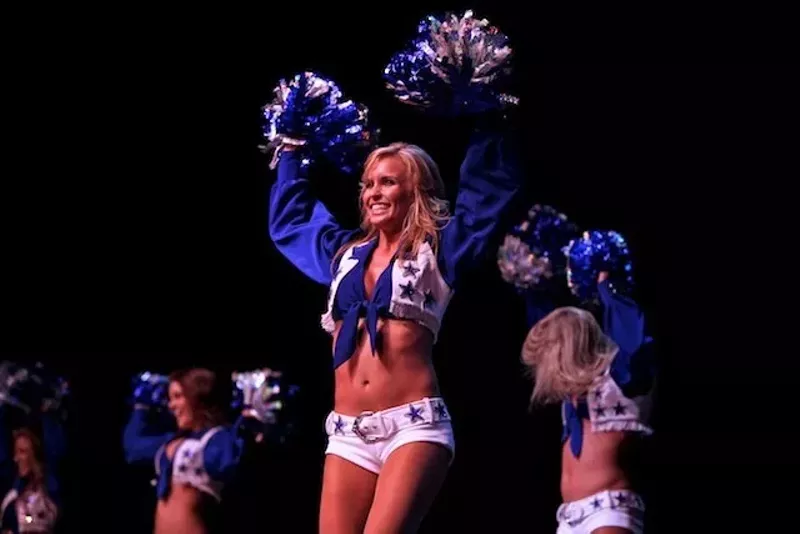 Image: Women can be anything they want to be, even Dallas Cowboys cheerleaders.