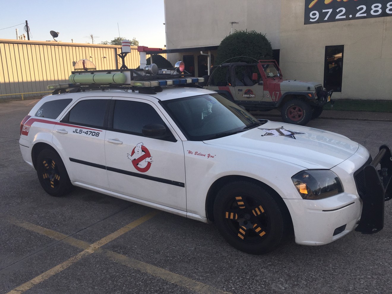 This 2007 Dodge Magnum has been the official car of the Dallas-Fort Worth Ghostbusters cosplay franchise for the last three years. Franchise leader and car builder Derrick Dorman is putting it up for sale.