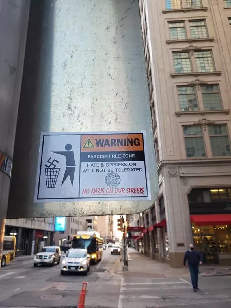 Image: In recent years, Dallas-Fort Worth residents have told Nazis to hit the road