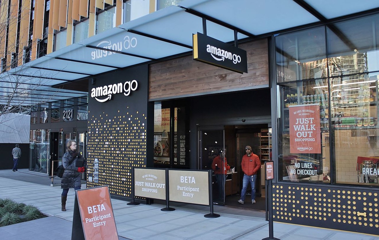 Amazon's Go store near its original headquarters in Seattle.