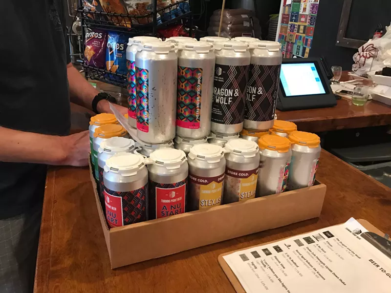 Image: Despite being out in Bedford, Turning Point's beer has developed a cult following in Dallas.