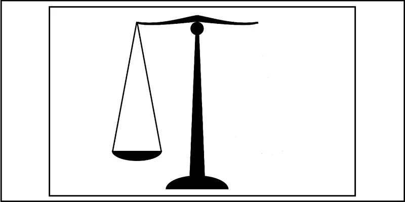 Image: It isn't justice if it isn't balanced.