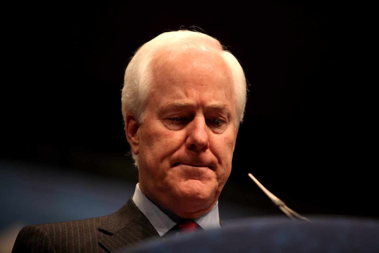 Some are wondering whether U.S. Sen. John Cornyn knows the meaning of "satire."