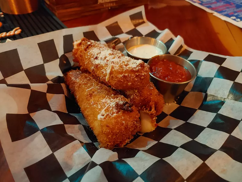 Image: Served in threes, there's enough here for two people.