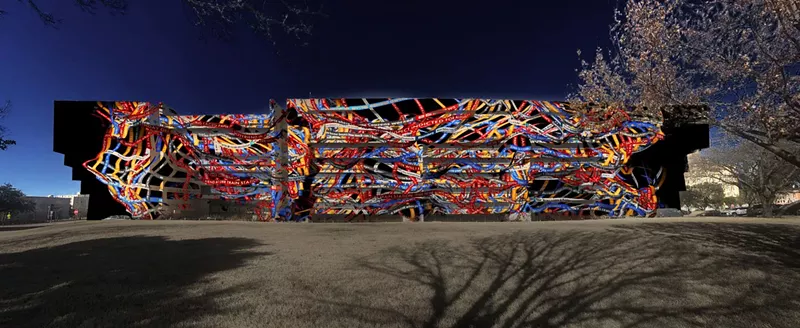 Image: Daniel Canogar's "Chyron" will be displayed in Dallas as part of AURORA Biennial 2024.