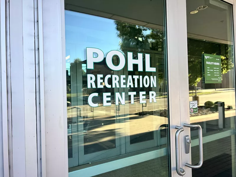 Image: Dozens of women were photographed while working out at the UNT Pohl Recreation Center.