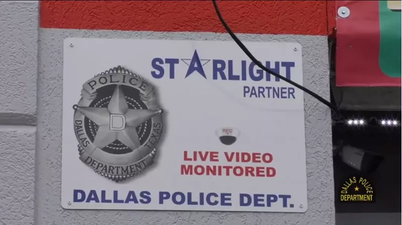 Image: If you see this sign, DPD is watching you.