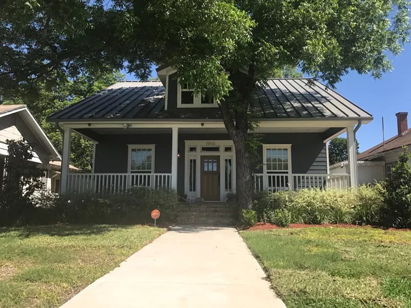 Image: A drunken driver crashed into the Downs home, featured on Season 3, Episode 10 of Fixer Upper.