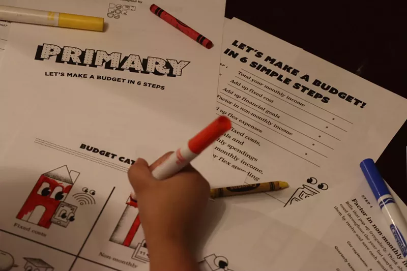 Image: Some of us need to learn adult skills like budgeting, and Natalia Padilla wants to help get us there through coloring.