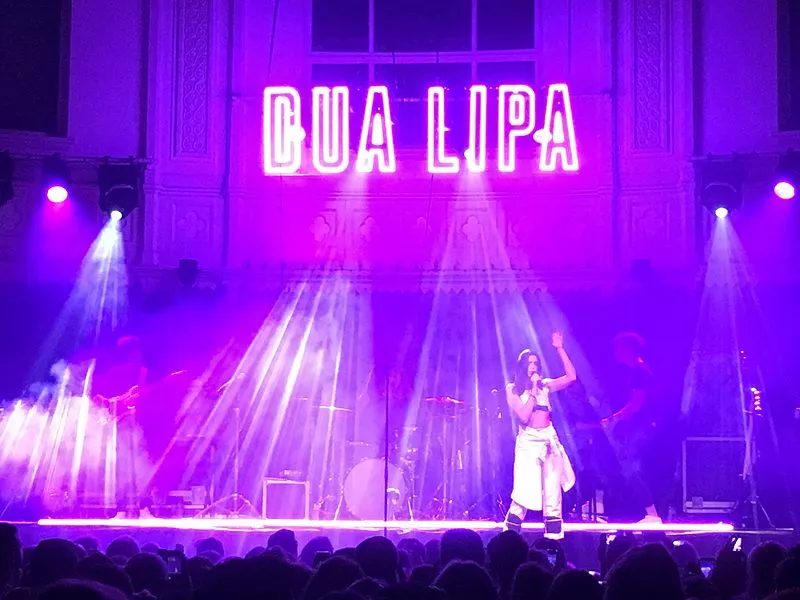 Image: Dua Lipa sounds as good onstage as she does in her YouTube videos.