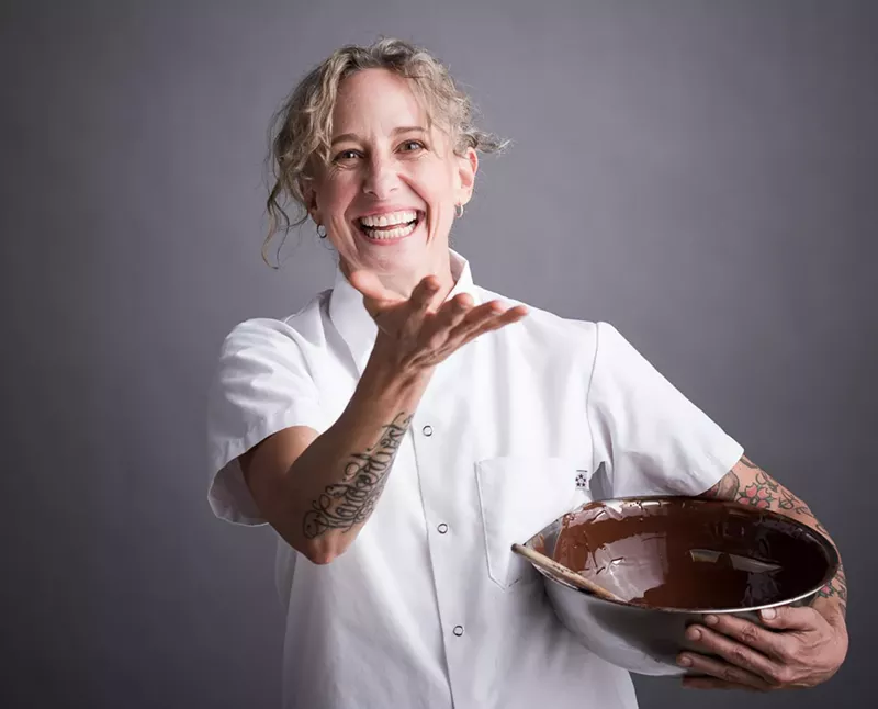 Image: Katherine Clapner has so much more than chocolate up her sleeve.
