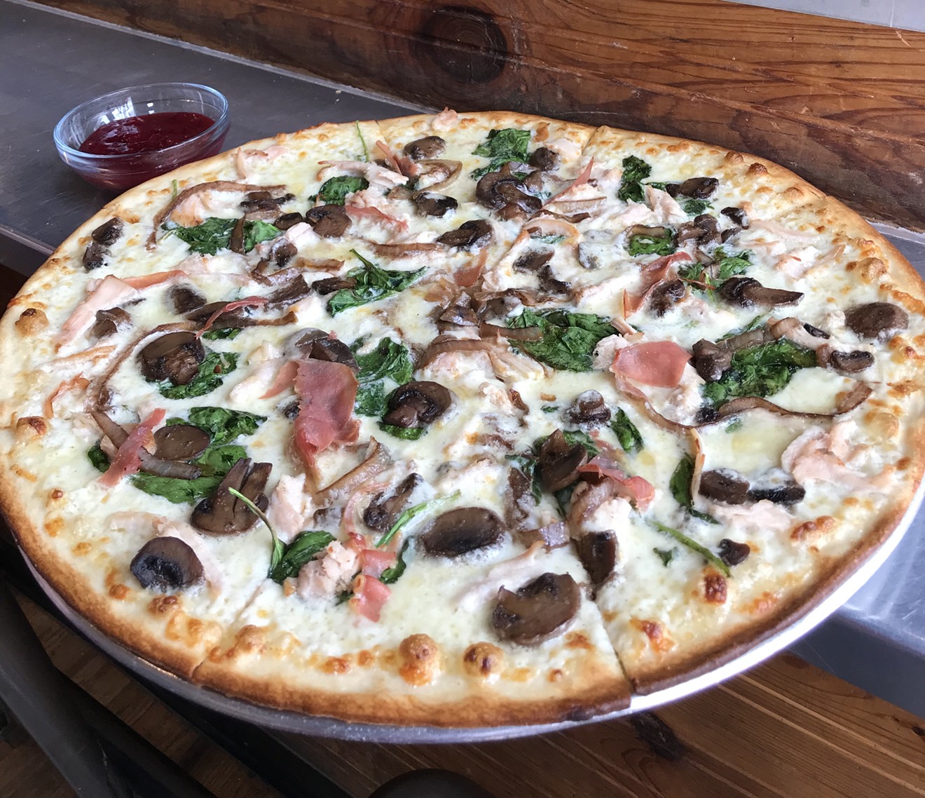 Greenville Avenue Pizza Company's wild turkey pizza is a collaboration with chef Kent Rathbun.