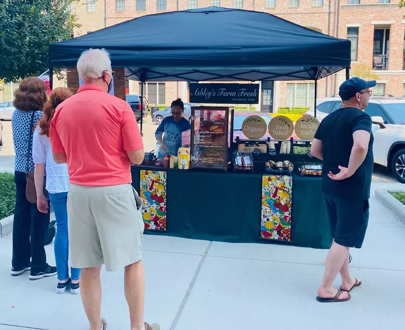 Image: Ashley's Farm Fresh Kitchen at the Dallas Farmers Market.