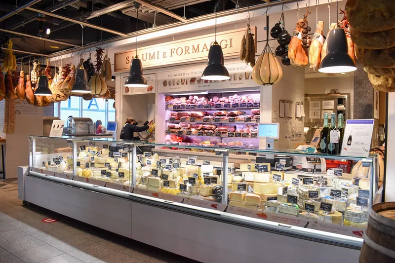 Image: Salumi and formaggi at Eataly