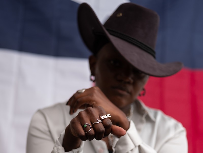 She may be in Brooklyn now, but rapper EB Rebel's heart belongs to Texas.