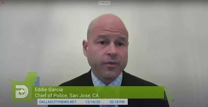Image: Eddie Garcia said police must acknowledge their role in the breakdown of trust between cops and the people they protect.