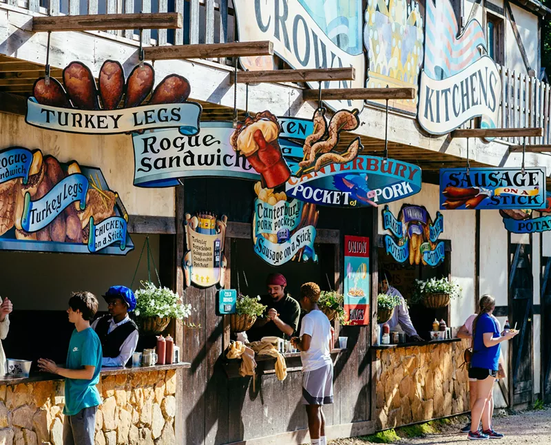 Image: Scarborough Renaissance Festival is more than knights and wenches — there's also more food than any mere mortal could consume in one visit.
