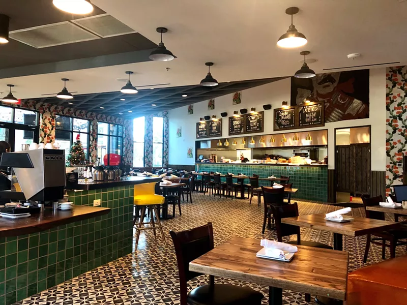 Image: The interior at El Bolero's Fitzhugh location