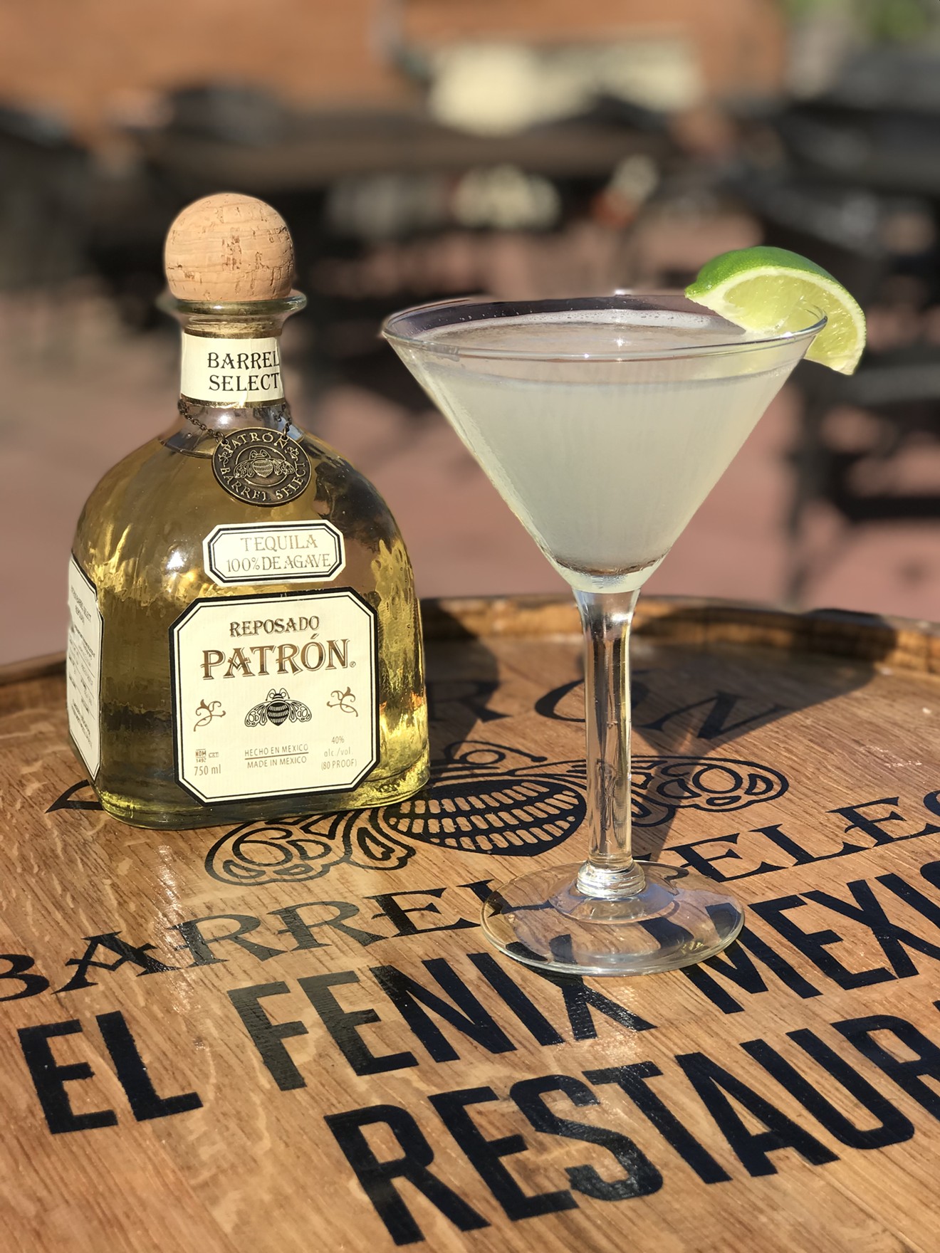 El Fenix selected their own Centennial Reserve Patrón Reposado Tequila.