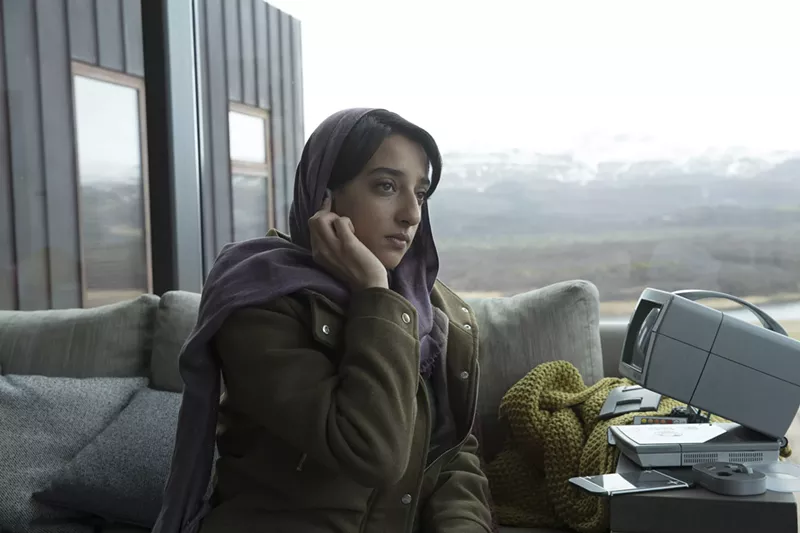 Image: Kiran Sonia Sawar appears in the Season 4 episode of Black Mirror titled “Crocodile,” which interrogates the notion that our field of vision is just one big screen we can manipulate with the swipe of a finger.