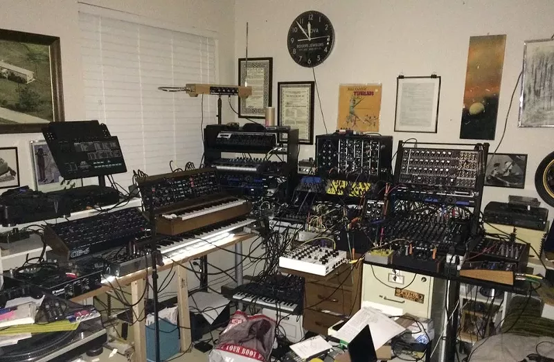 Image: As a way of disconnecting from political debates on social media and a nerve-wracking news cycle, Ethan Persoff created a 9½-hour epic about surviving a particularly eventful day at work in this cluttered studio.