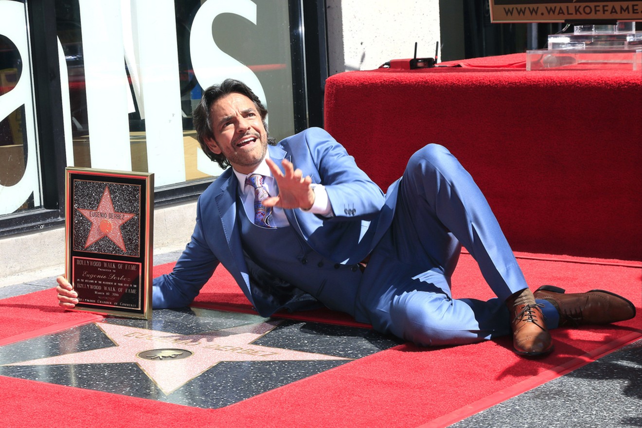 Eugenio Derbez at the March 2016 ceremony for his then-new star on the Hollywood Walk of Fame.