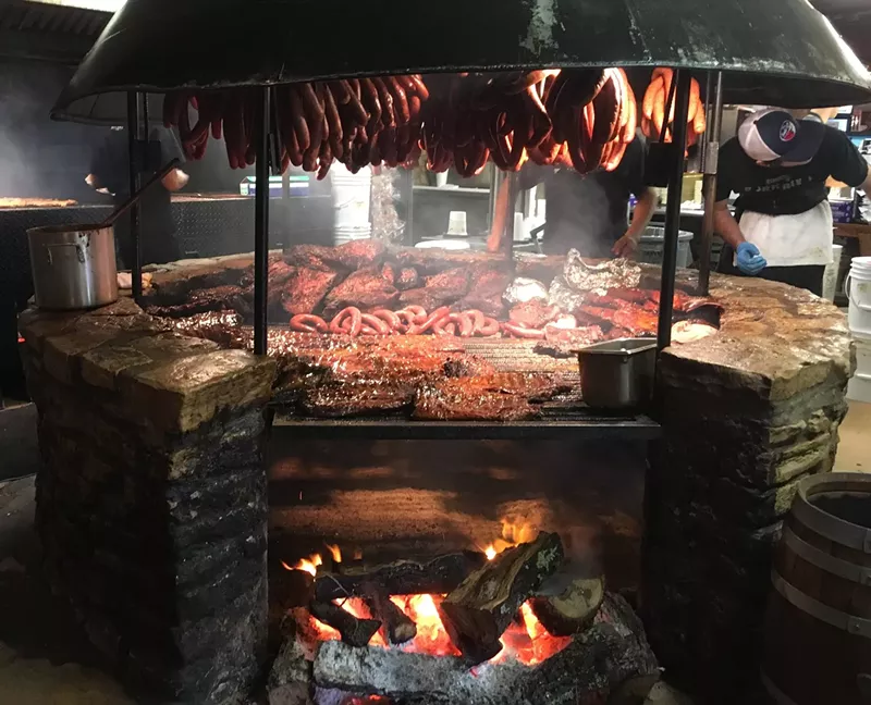 Image: In Texas barbecue, the Salt Lick's pit is Beyonce-level famous.