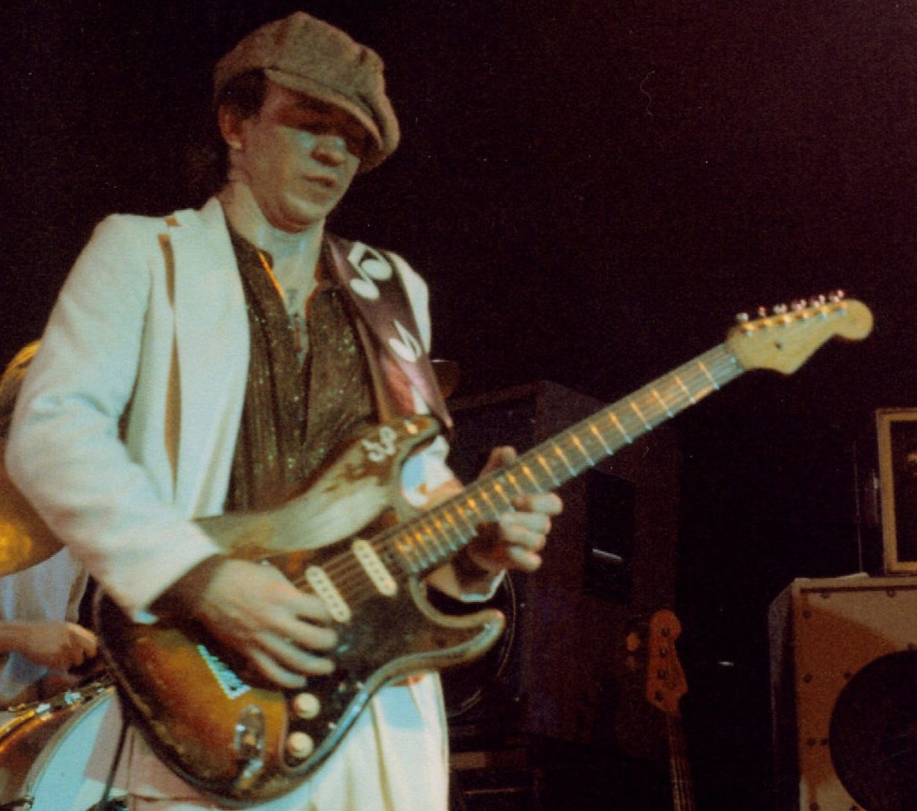 The late Stevie Ray Vaughan playing in Austin in 1983.