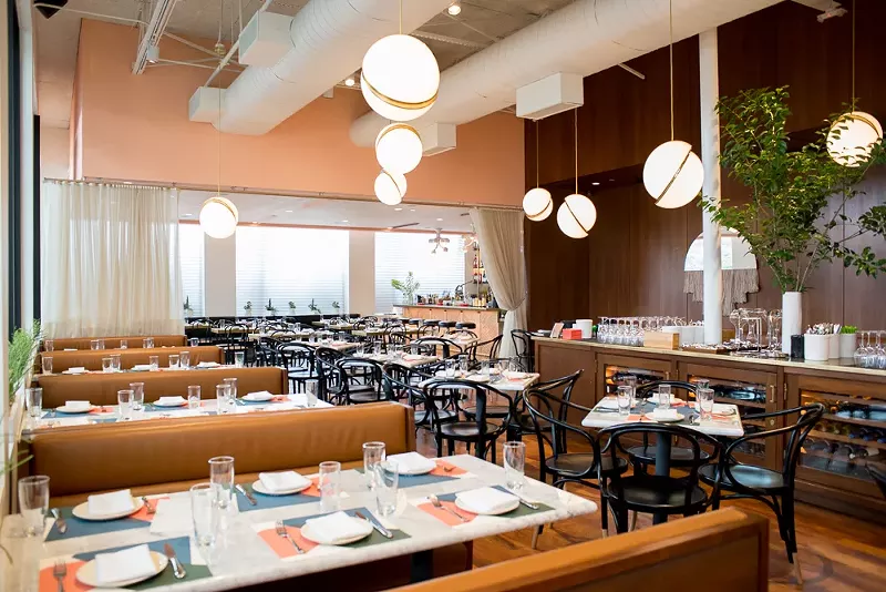 Image: Midcentury modern aesthetic is strong at Sassetta.