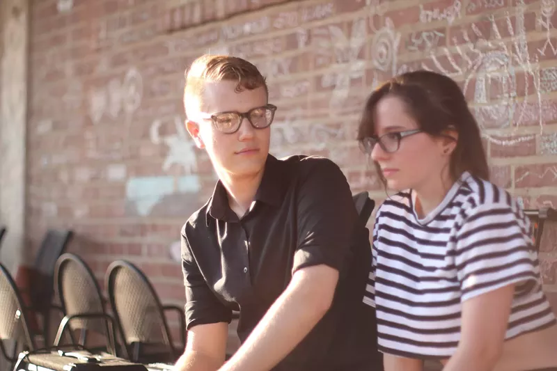 Image: Clayton Norris (left) and Dylan Rice are Vogue Machine.