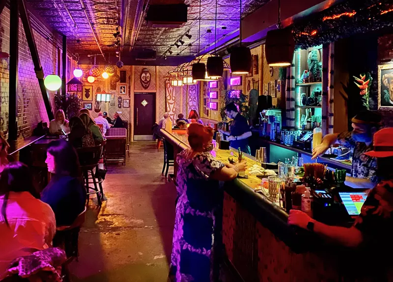 Image: The bar at Swizzle on Lowest Greenville is ripe with good vibes.