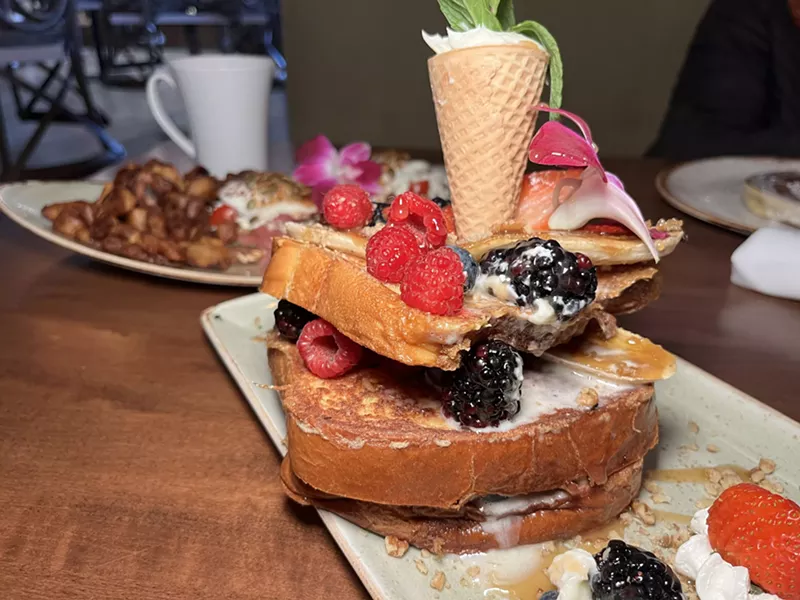 Image: French toast at Fairview Farms