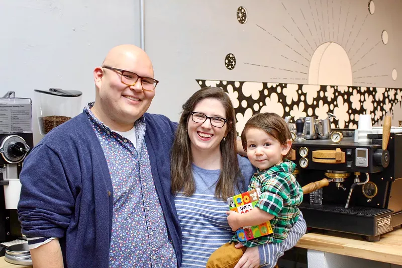 Image: Elijah, Ann and Luca Salazar