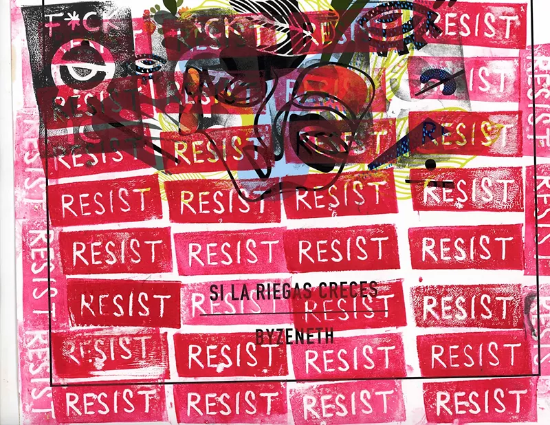 Image: “What else can we do, other than resist?” artist ByZeneth asks.