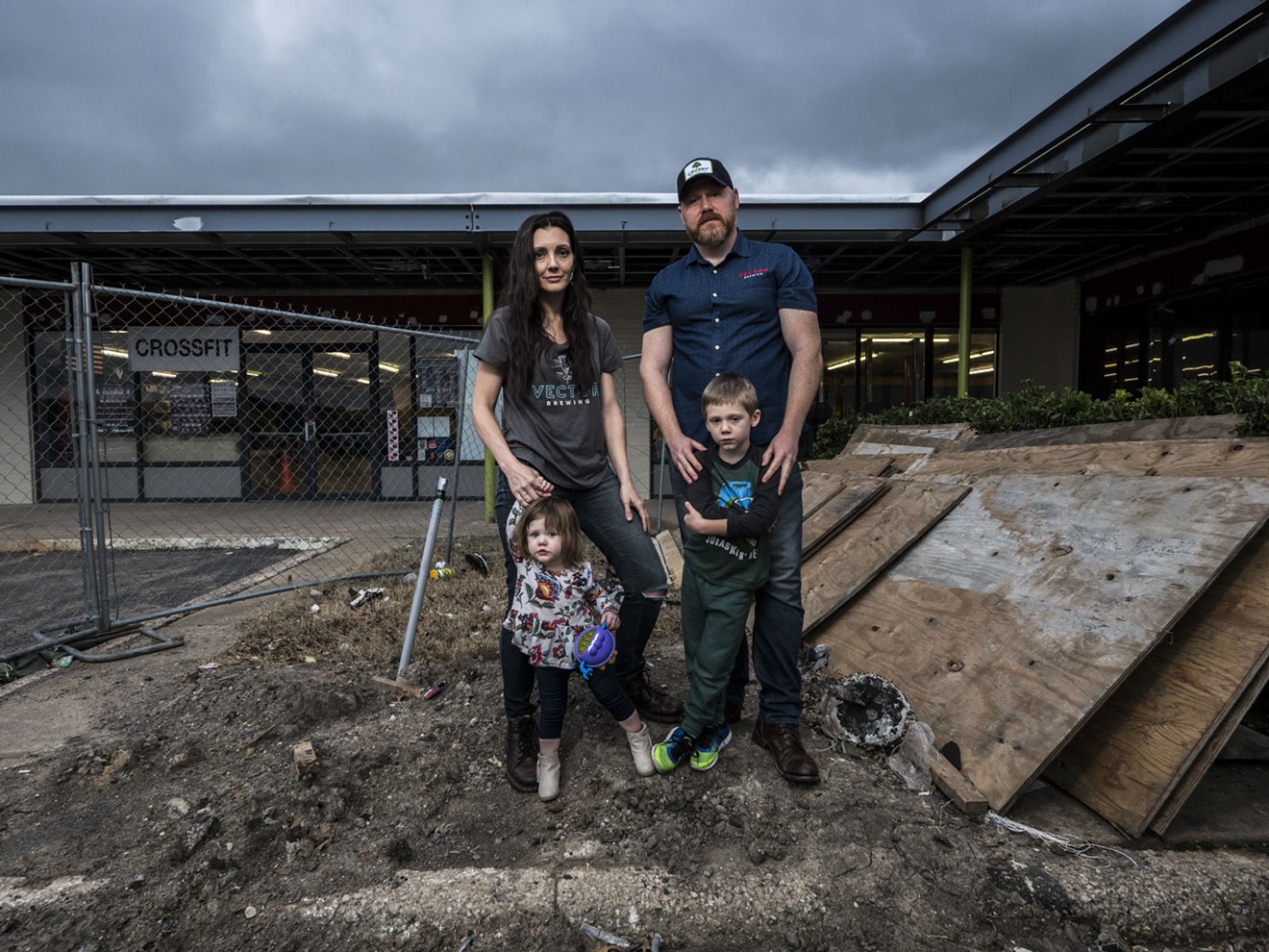 Veronica and Craig Bradley and their children signed a lease for their new Lake Highlands Brewpub, Vector Brewing, on Dec. 6. The federal government shutdown began Dec. 20. Now, their brewpub's future is in limbo.