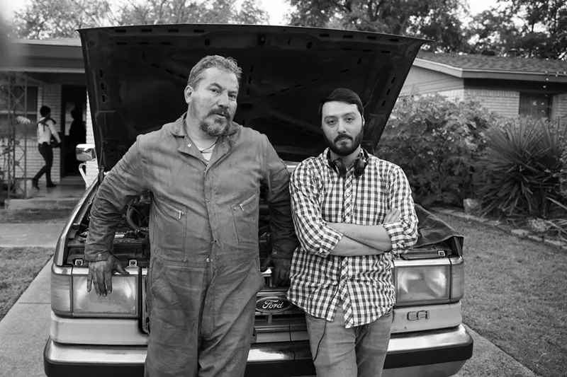 Image: Julio César Cedillo (left) with director Merced Elizondo